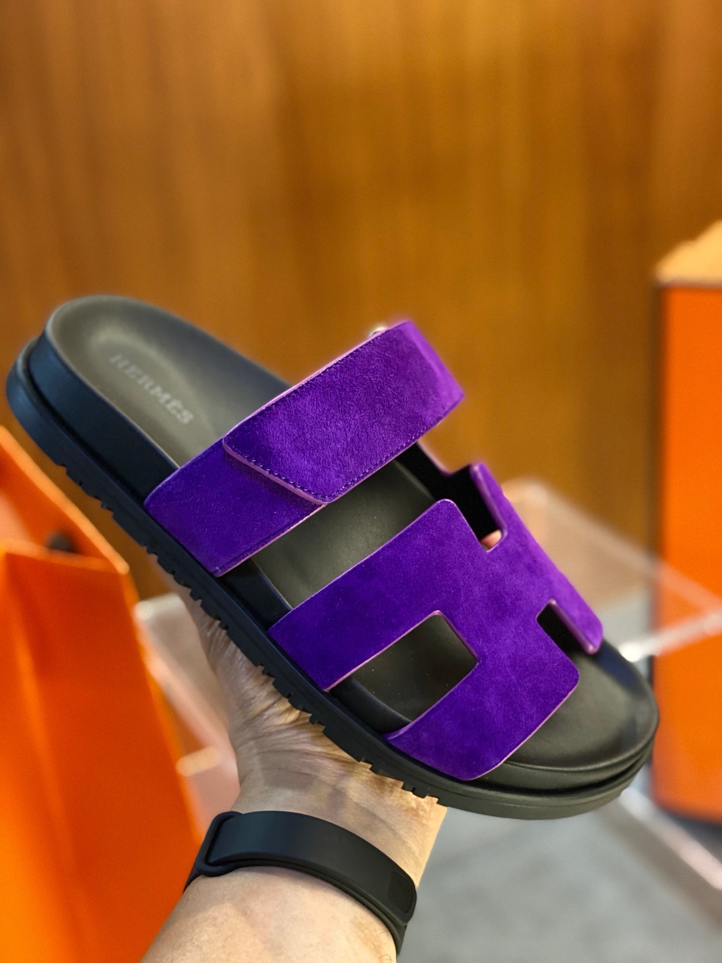 HM Men's Chypre Slide Suede 555844