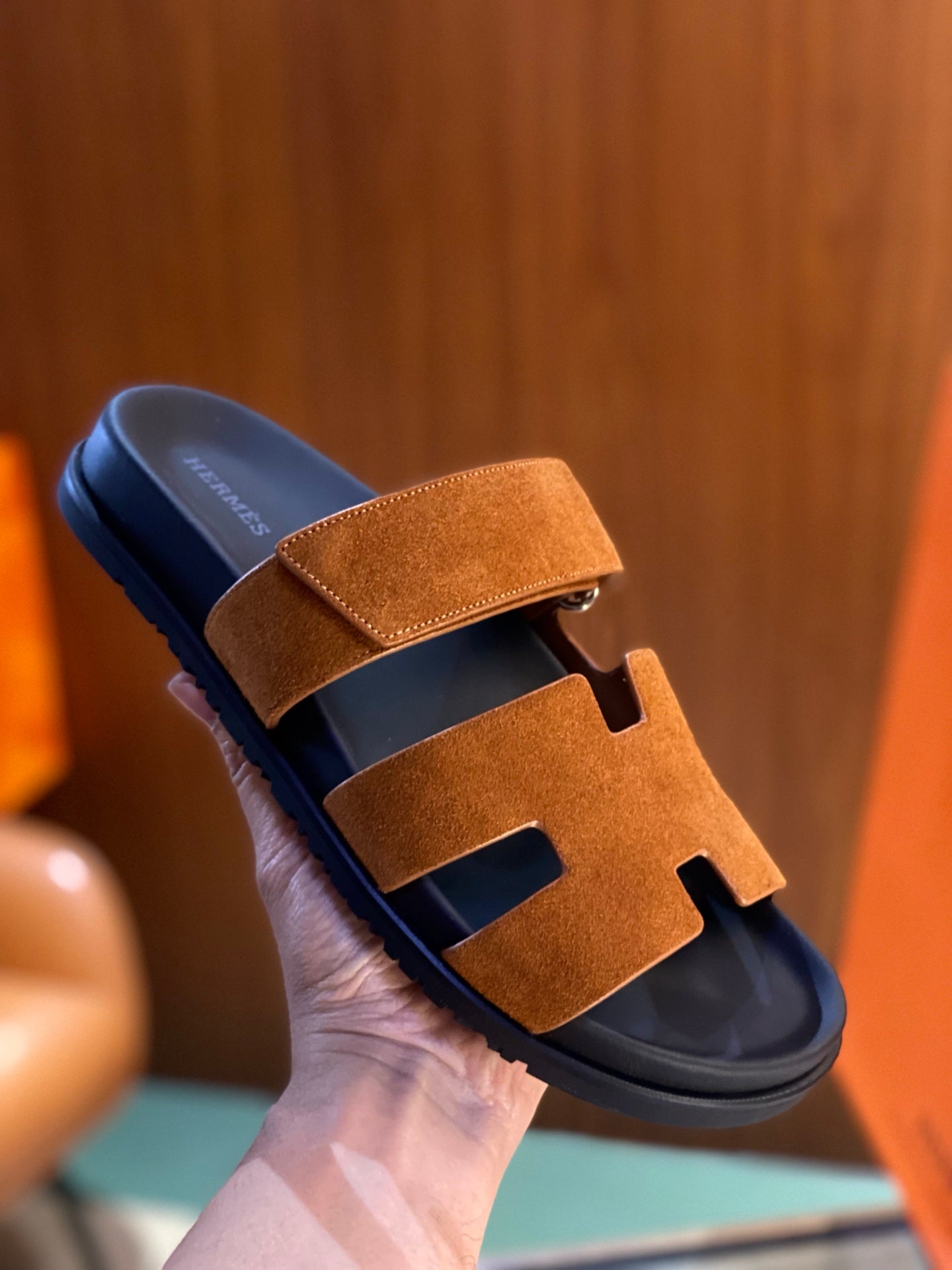 HM Men's Chypre Slide Suede 555849