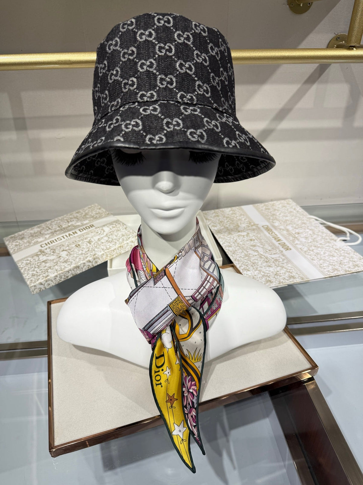 Dior 2026 Avenue Scarf 120mm Silk 209106
