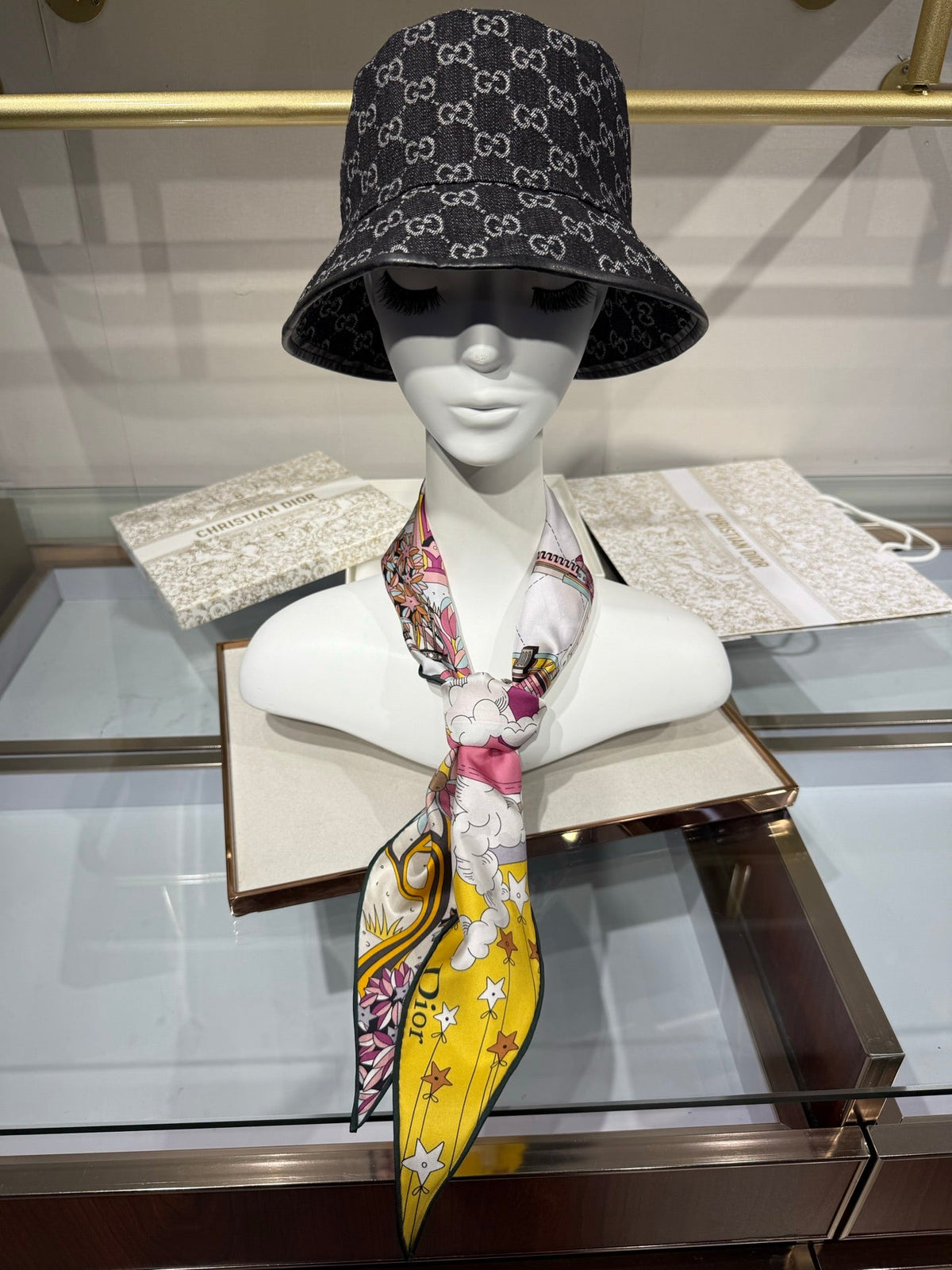 Dior 2026 Avenue Scarf 120mm Silk 209106