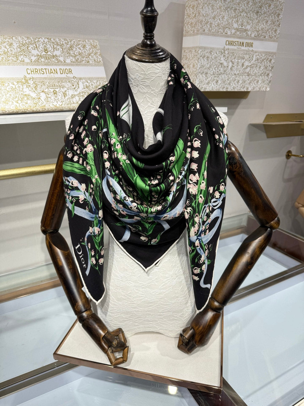 Dior 2026 Valley Scarf 135cm Cashmere And Silk 215660