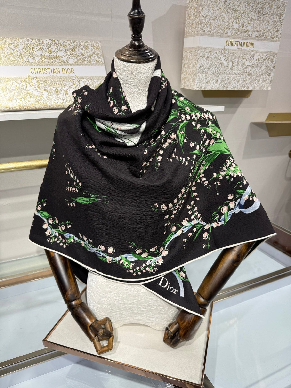 Dior 2026 Valley Scarf 135cm Cashmere And Silk 215660