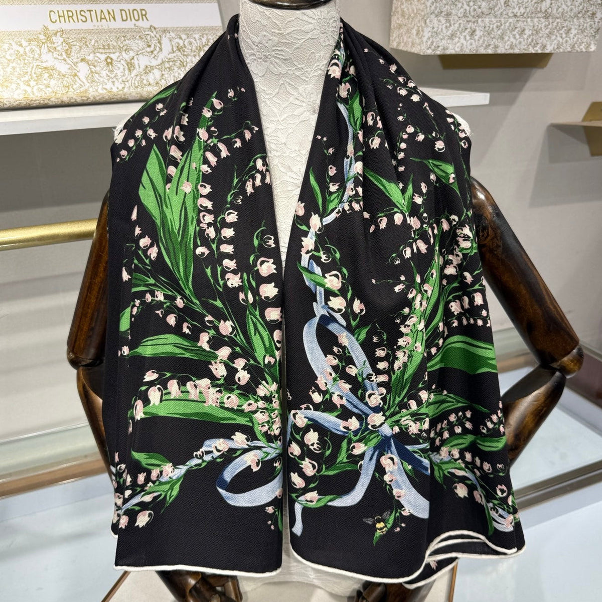 Dior 2026 Valley Scarf 135cm Cashmere And Silk 215660