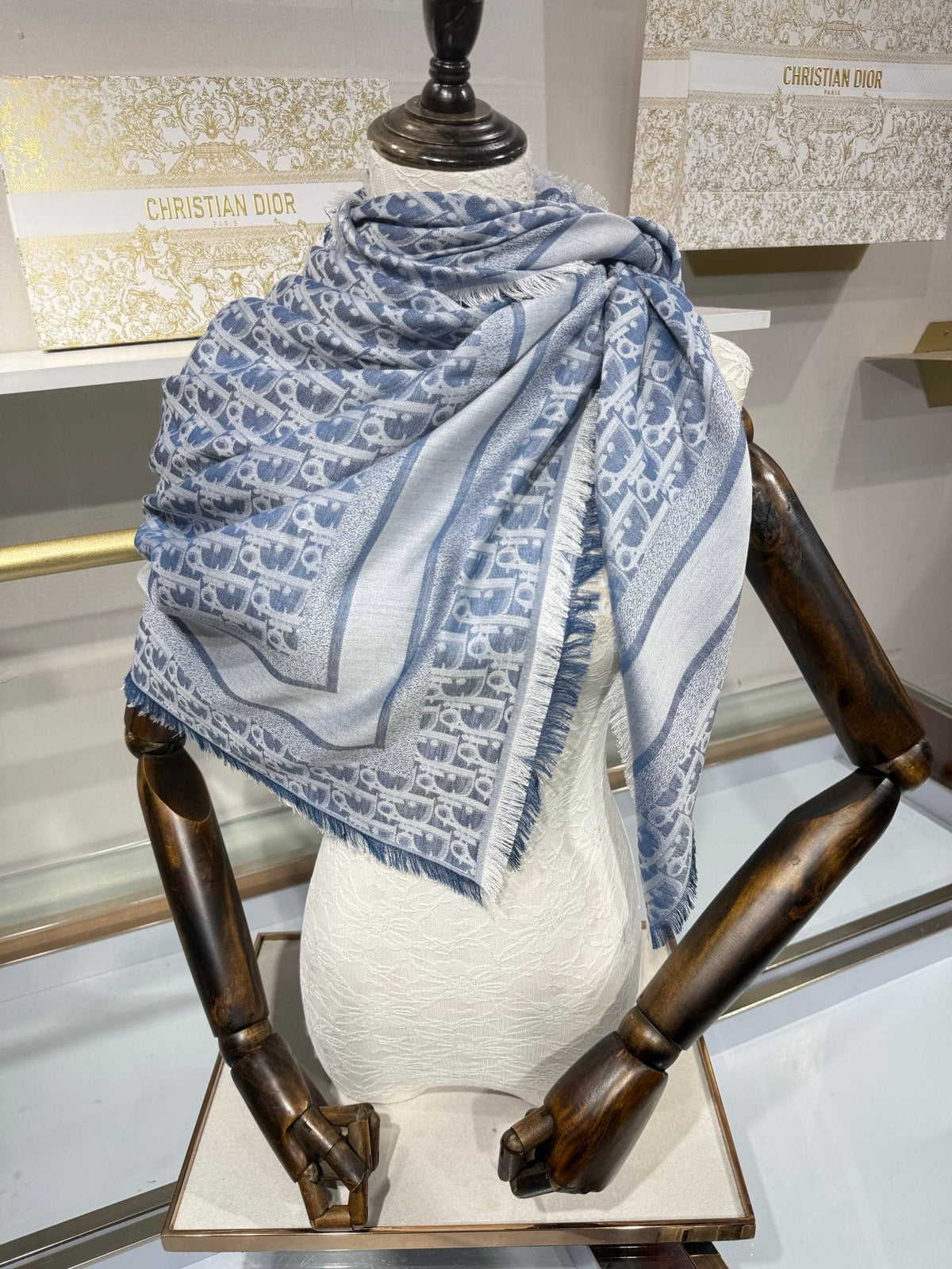 Dior 2026 Scarf 140cm Mulberry Silk 217282