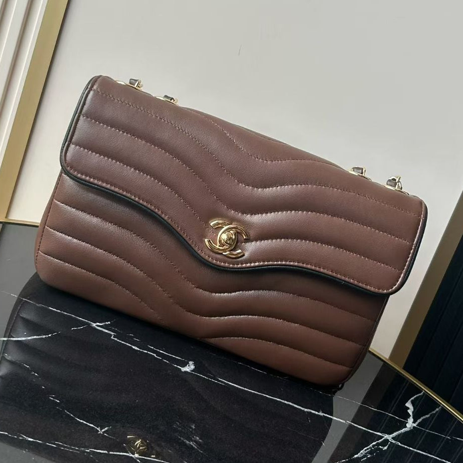 Chanel 2026 Flap Bag 25.5cm Patinated Lambskin
