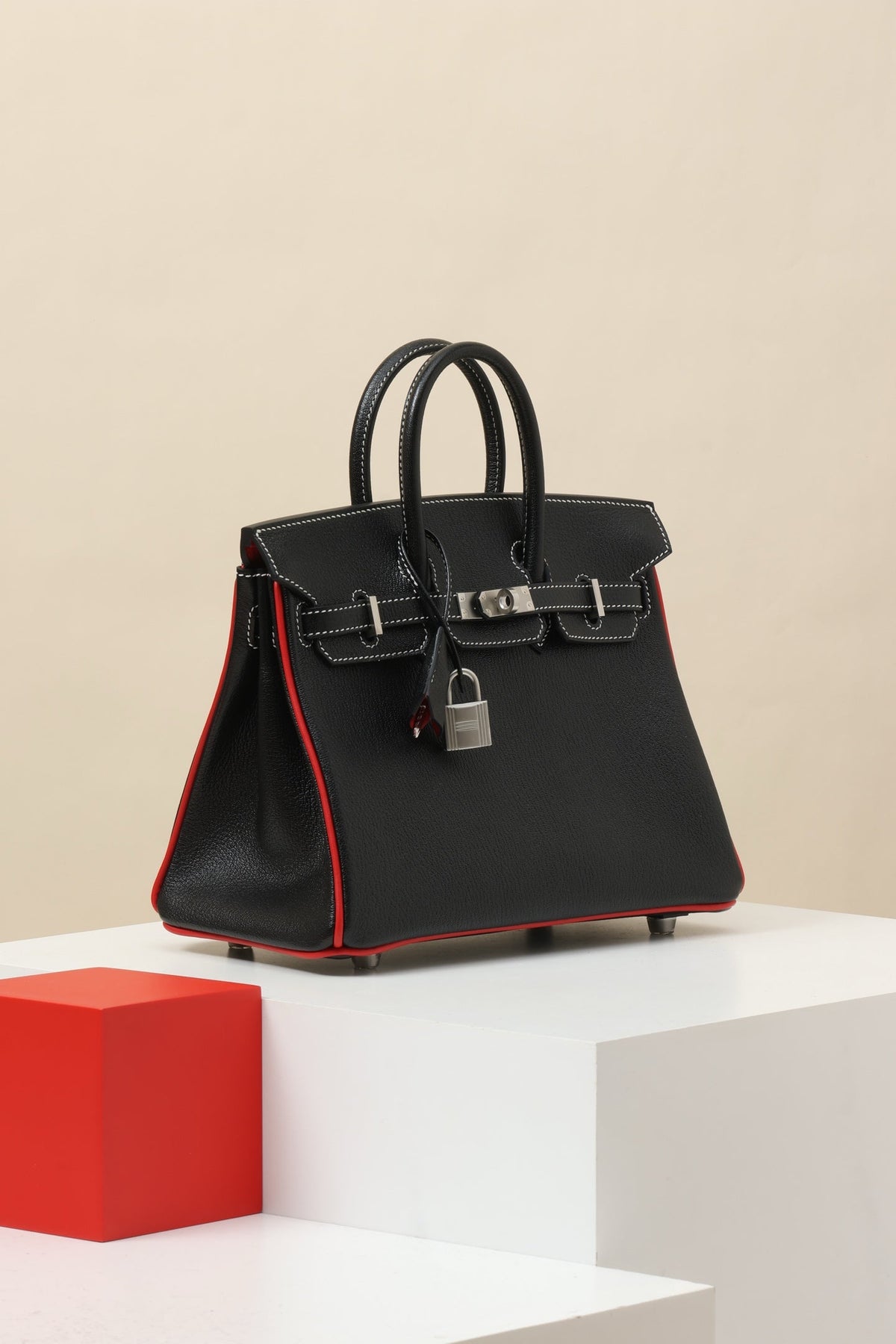 High-end Hermes 2026 Horseshoe Stamp Birkin Bag 25cm Goatskin