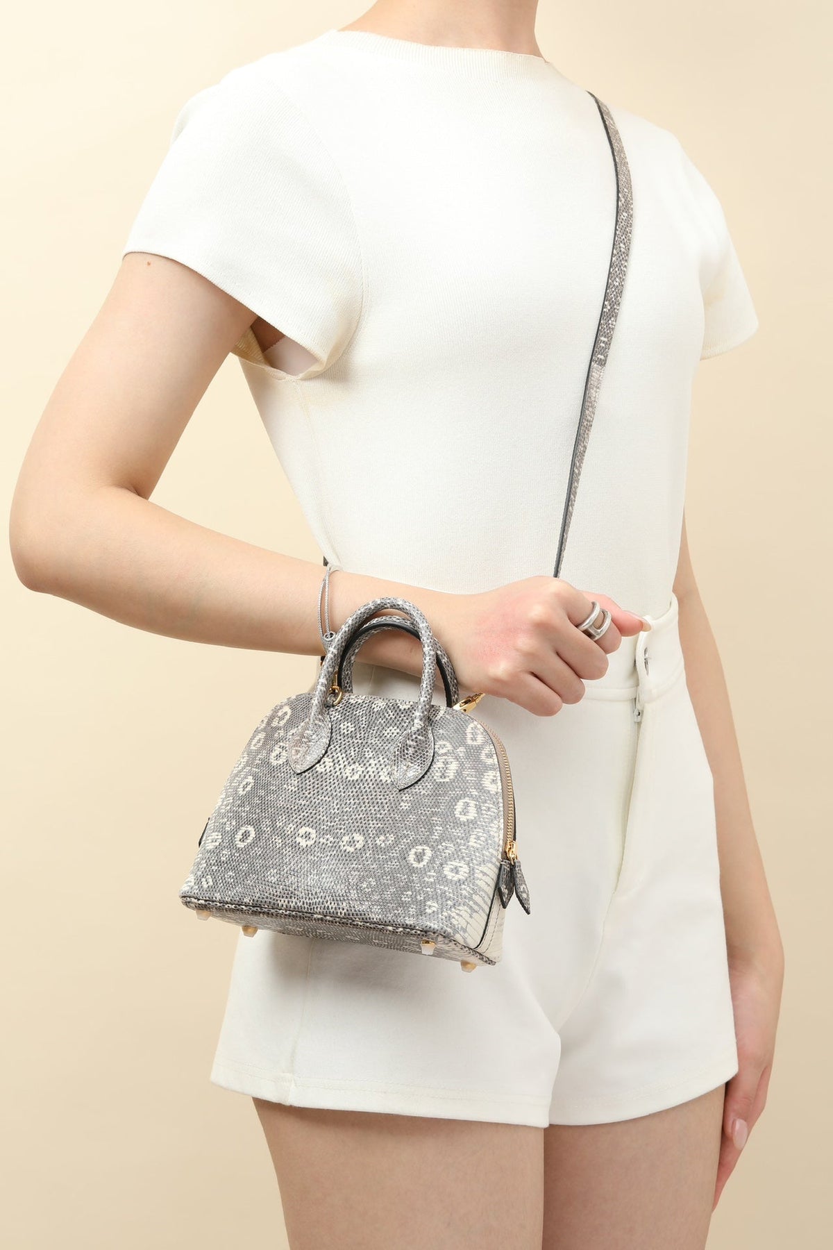 High-end Hermes 2026 Mini Bolide Bag 18cm Lizard Skin