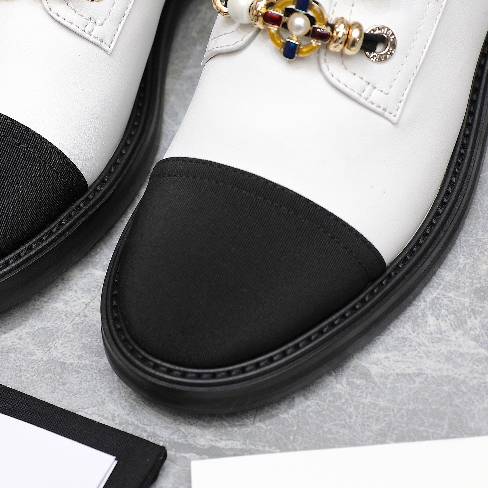 CC Ankle Boots 30mm White Plain Cowhide