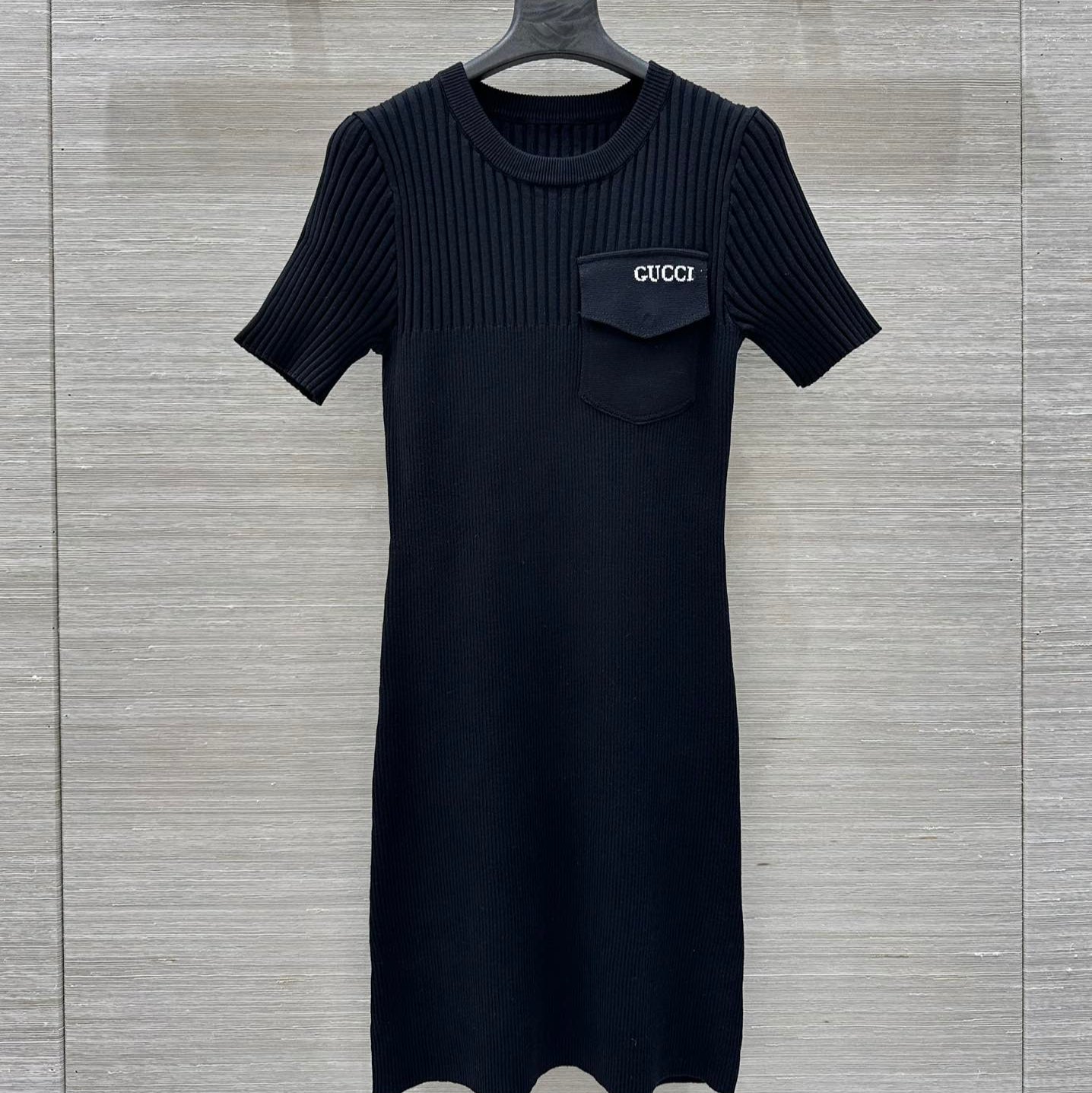 Gucci 25 Knitted Dress Black Viscose