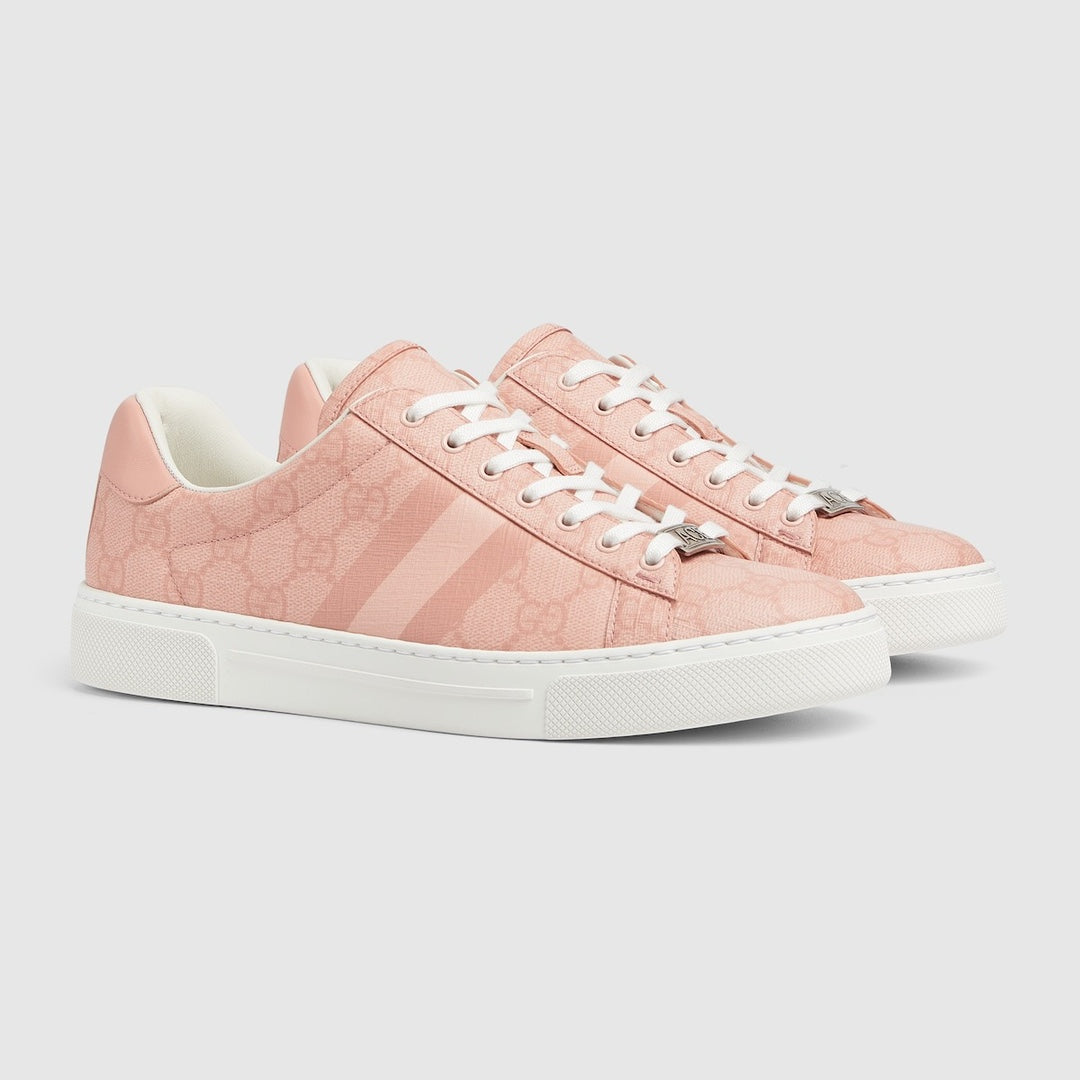 GG Men's ACE Sneaker Pink Canvas 525945