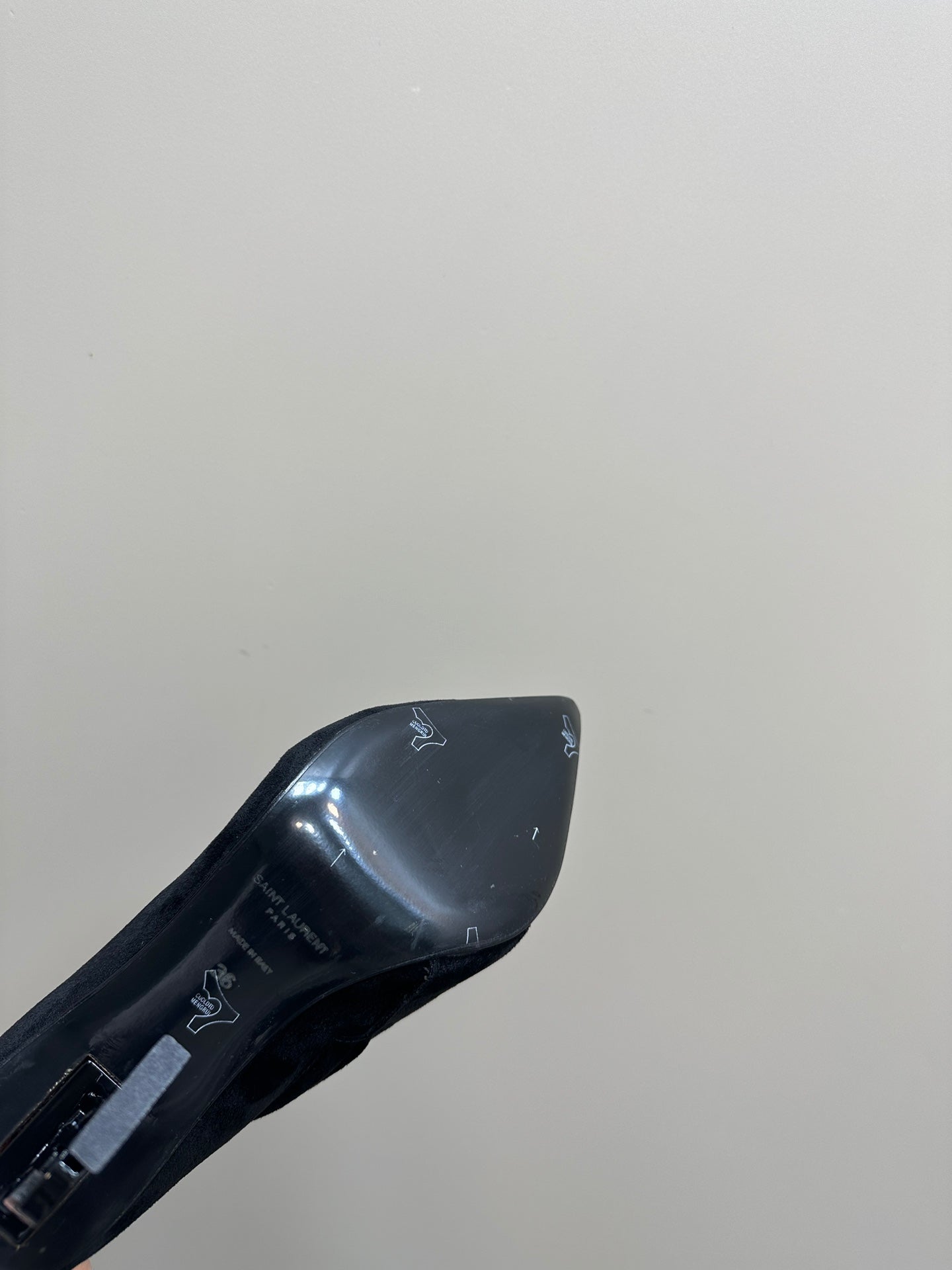 SL OPYUM HEELED BOOT BLACK SUEDE