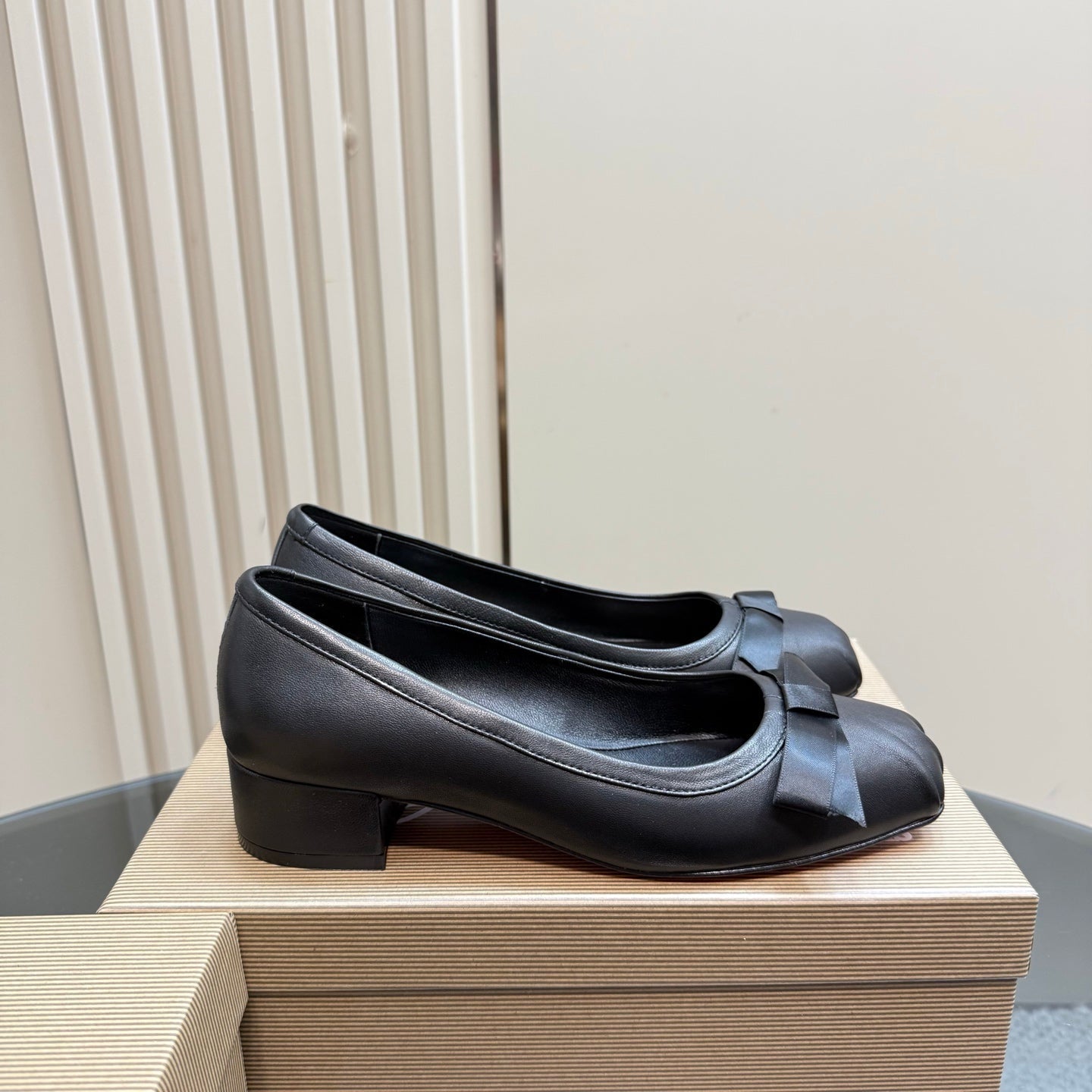 CL Ballet Shoes Black Nappa Lambskin 299717