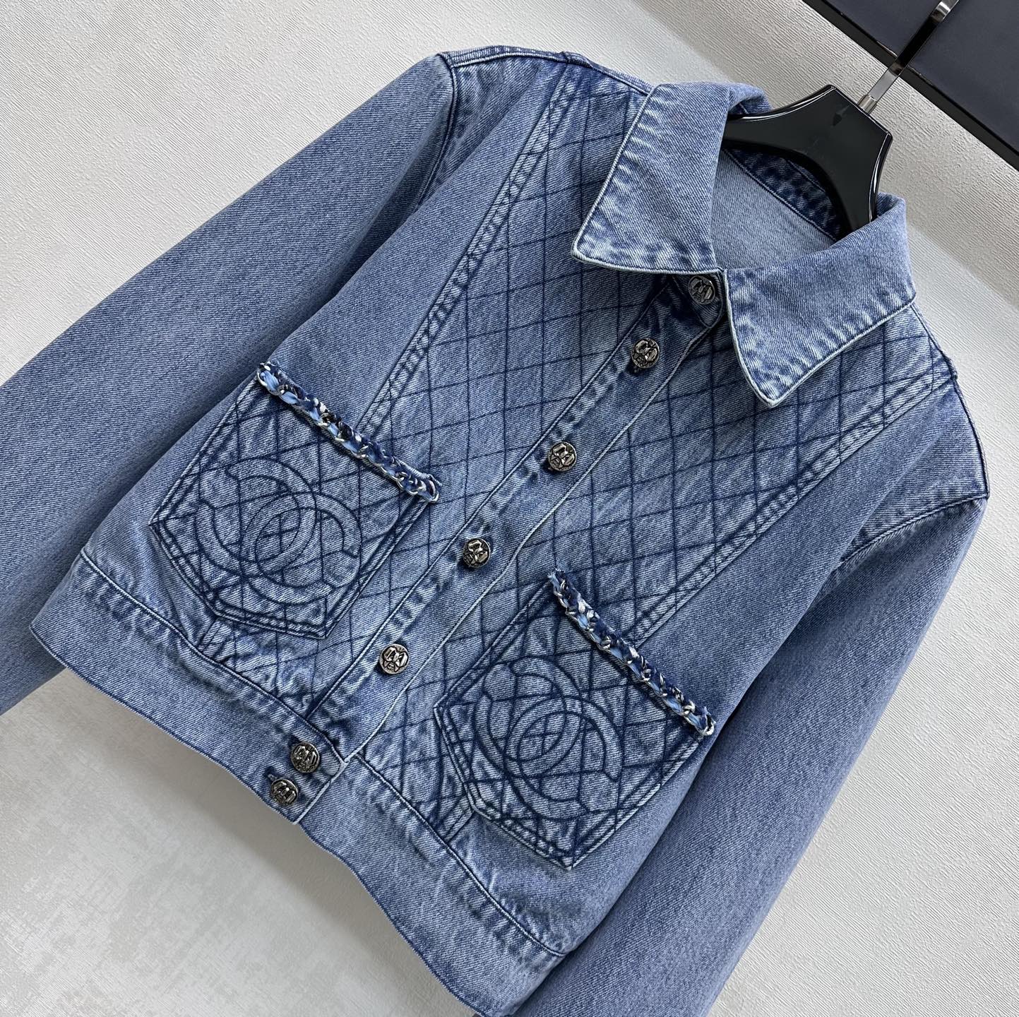 Chanel 2026 Denim Jacket Blue Cotton 356141