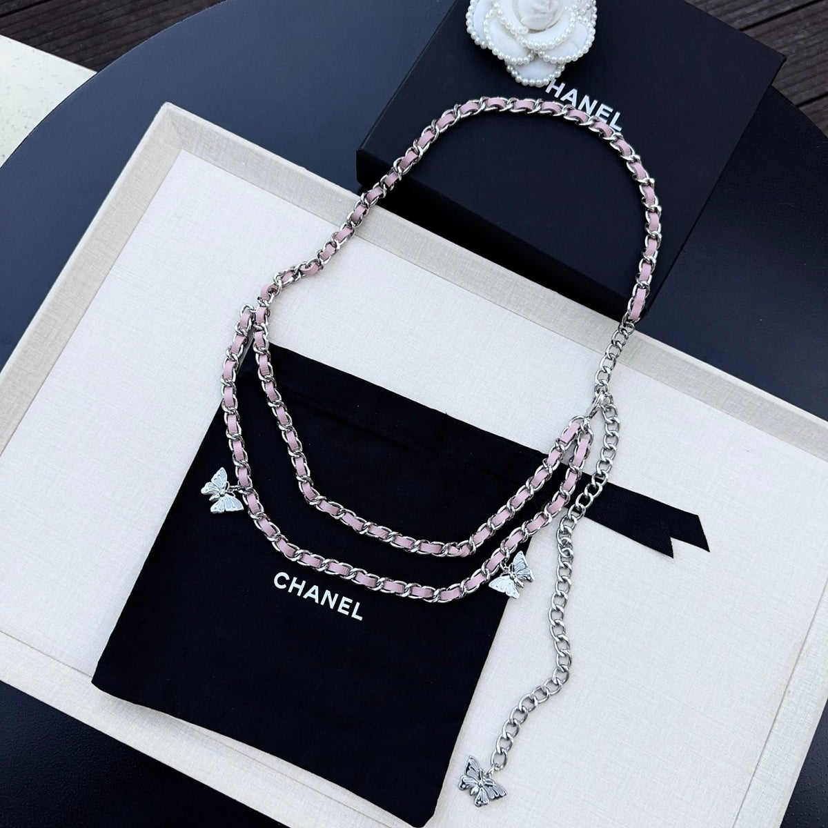 Chanel 2026 Butterfly Charm Belt 213864