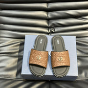 CD ALIAS SUMMER SLIPPER COPPER EMBOSSED CALFSKIN
