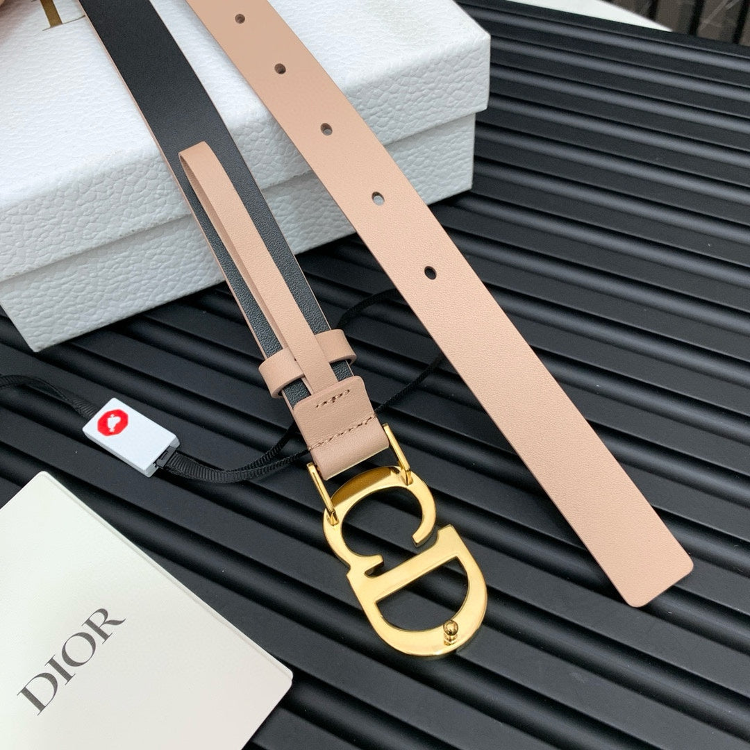 Dior 2026 Saddle Belt 25mm Calfskin