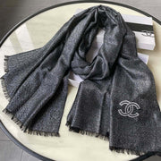CC Scarf 210 CM In Black Cashmere 418353