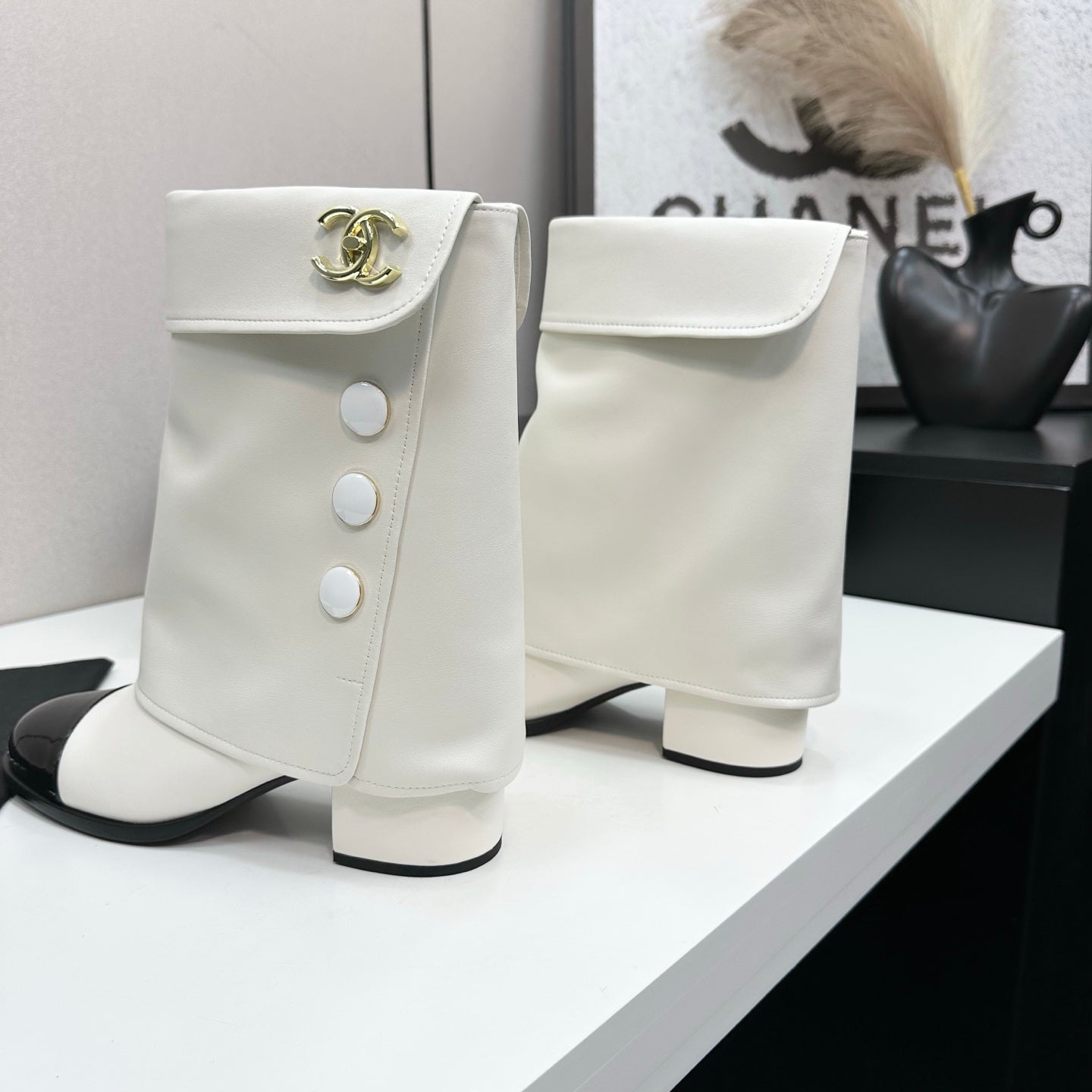Chanel 2026 Ankle Boots 55mm Cowhide 985752