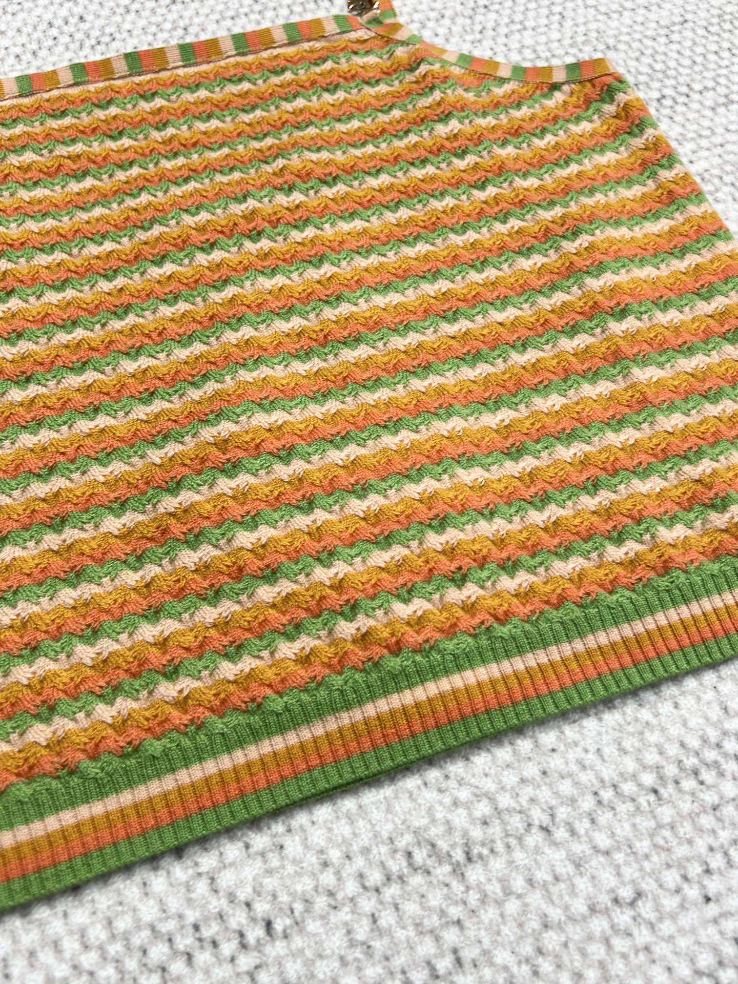 CC Tank Top Multicolor Wool Cashmere