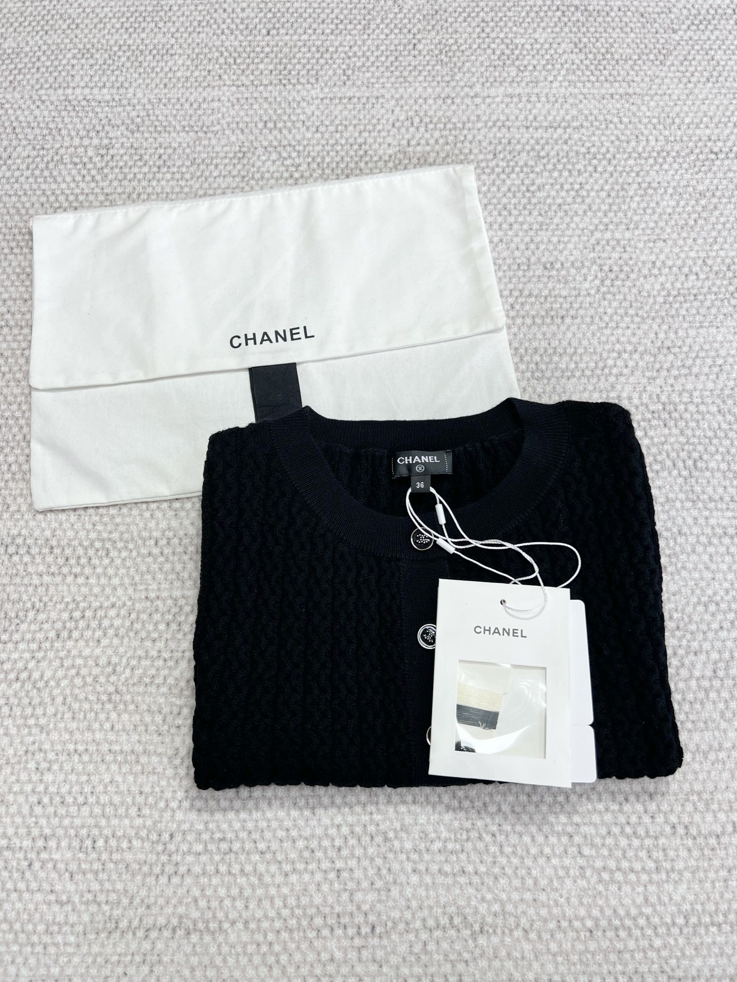 CC Vest Black Wool