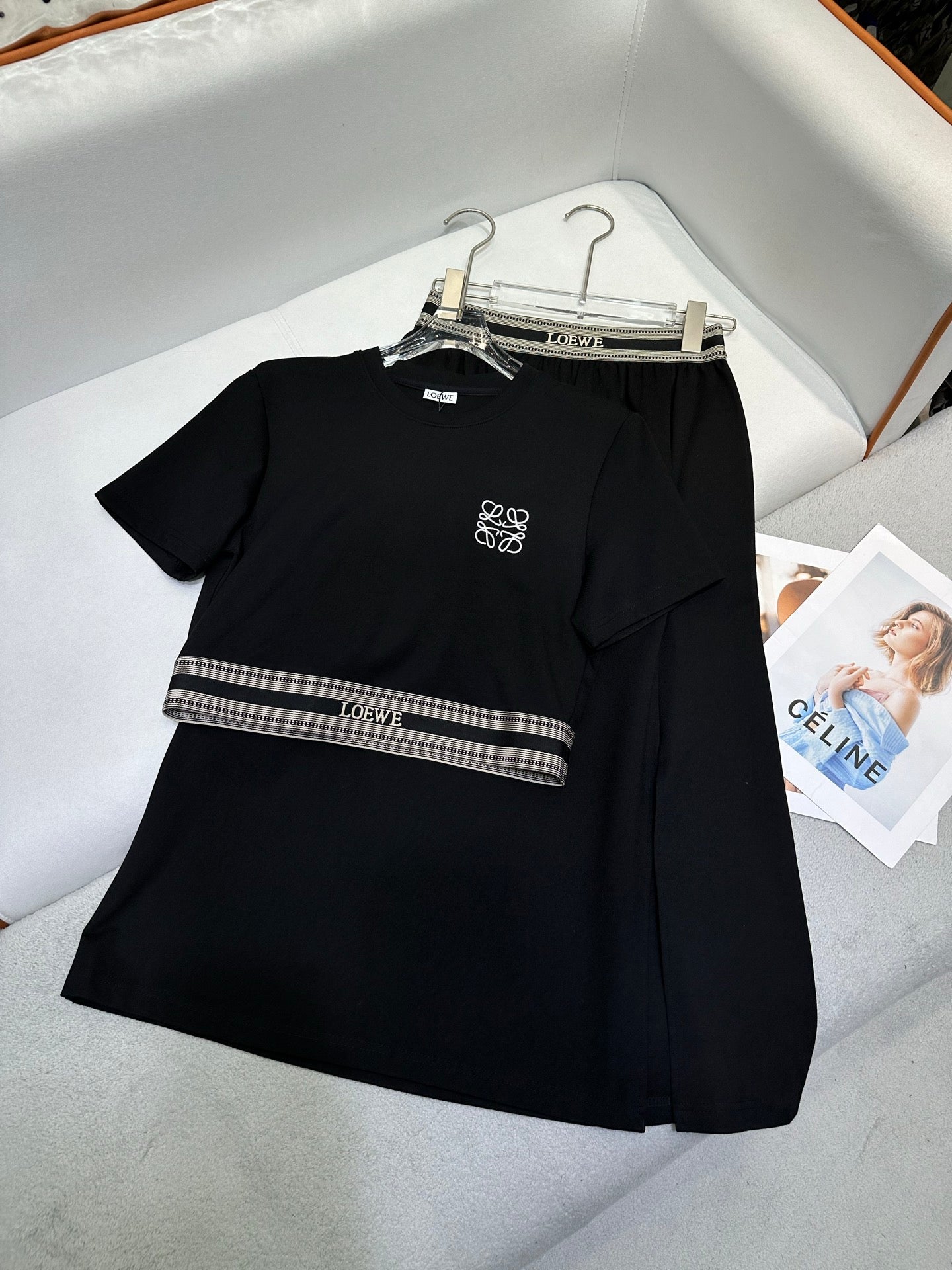 Loewe 25 Logo Embroidery Set Cotton