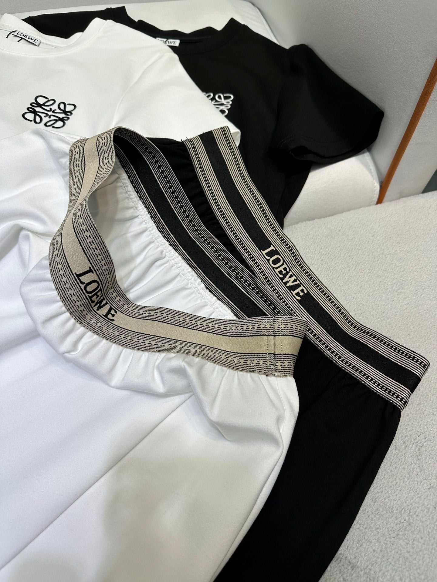 Loewe 25 Logo Embroidery Set Cotton