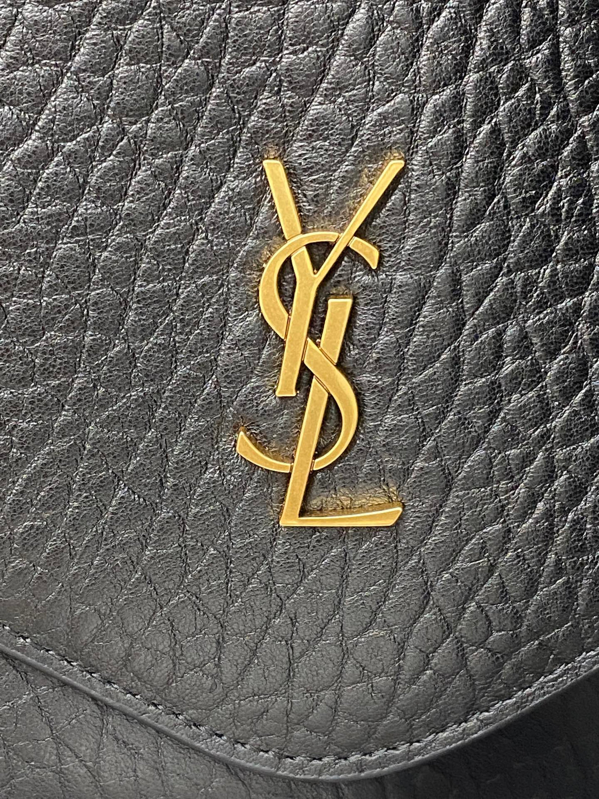 YSL 2026 Cassandre Large Pouch on Chain 35cm Calfskin