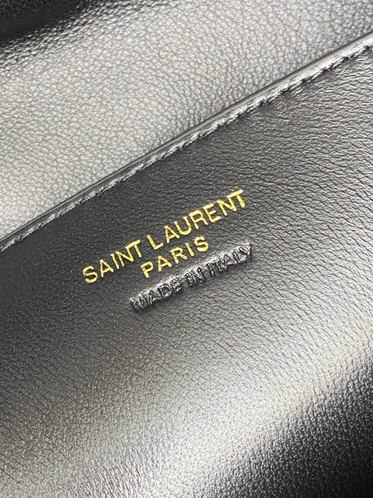 YSL 2026 Cassandre Large Pouch on Chain 35cm Calfskin