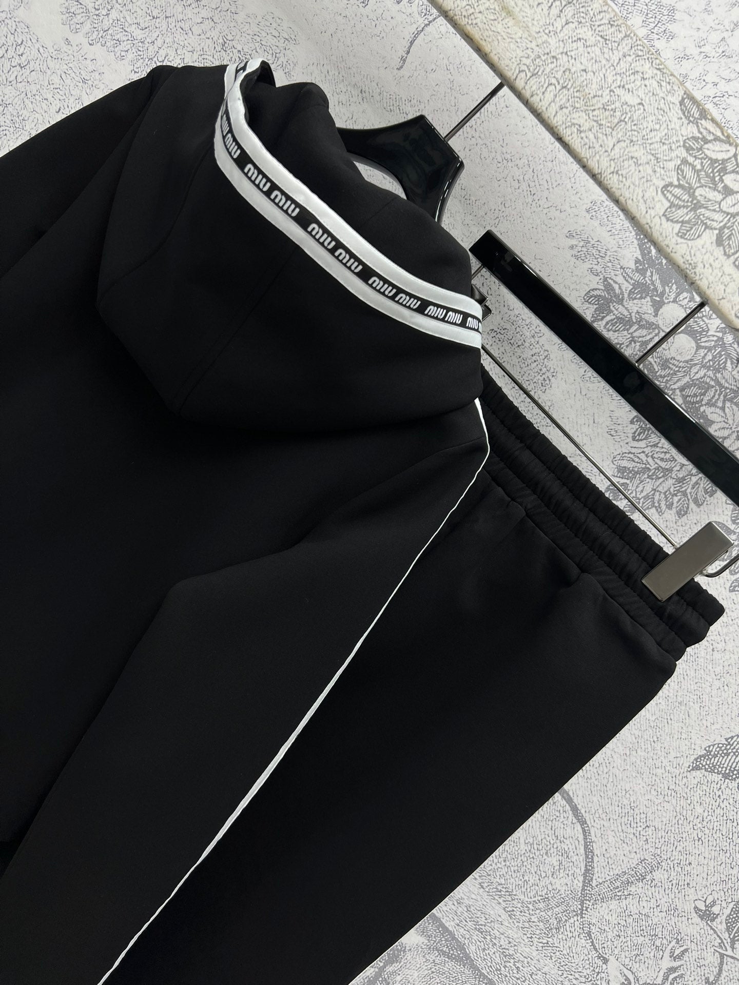 Miu Miu 25 Lazy Suits Black Cotton