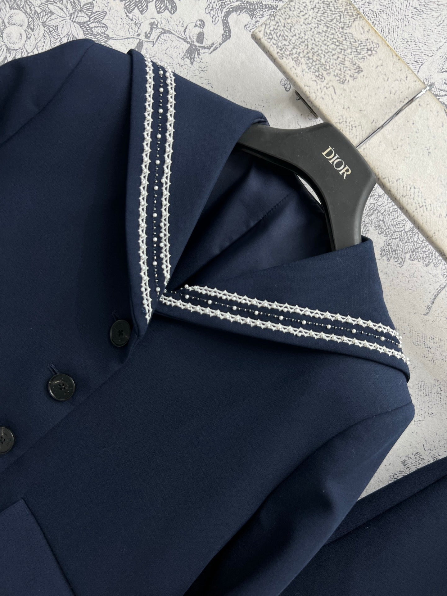 CD 25 Suit Navy Blue Polyester