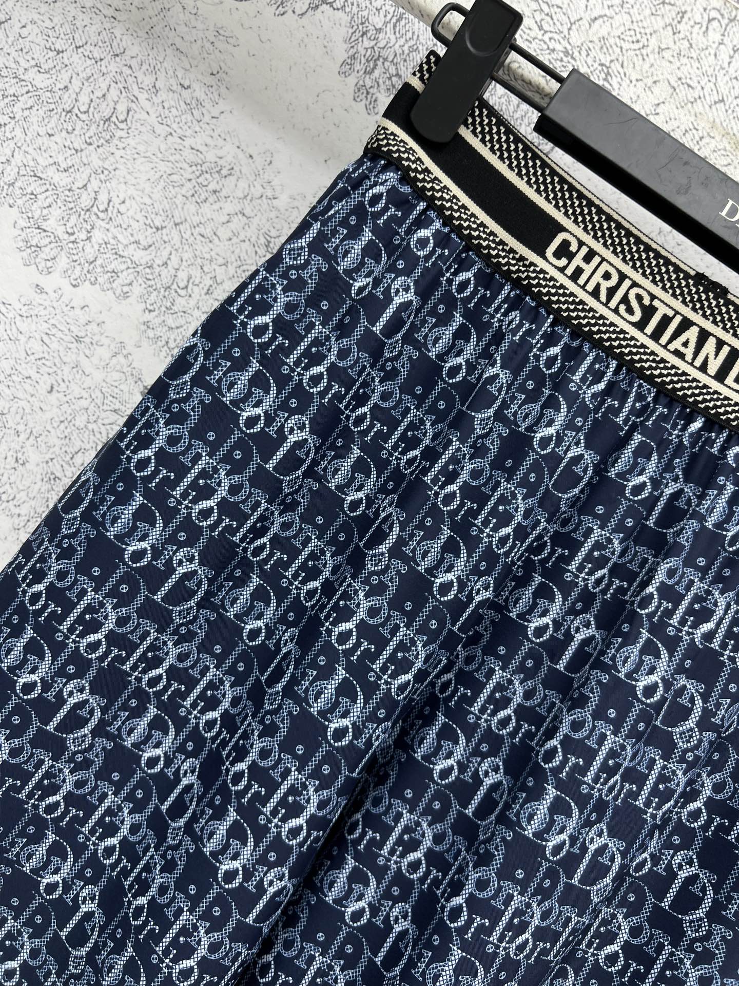 CD 25 Elastic Pants Blue Polyester