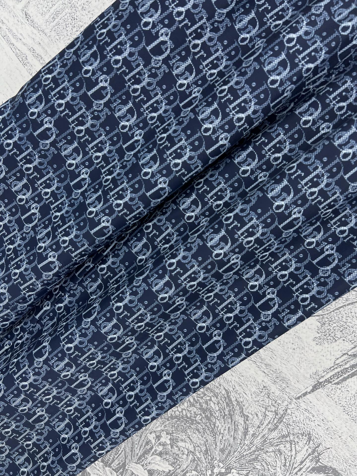 CD 25 Elastic Pants Blue Polyester