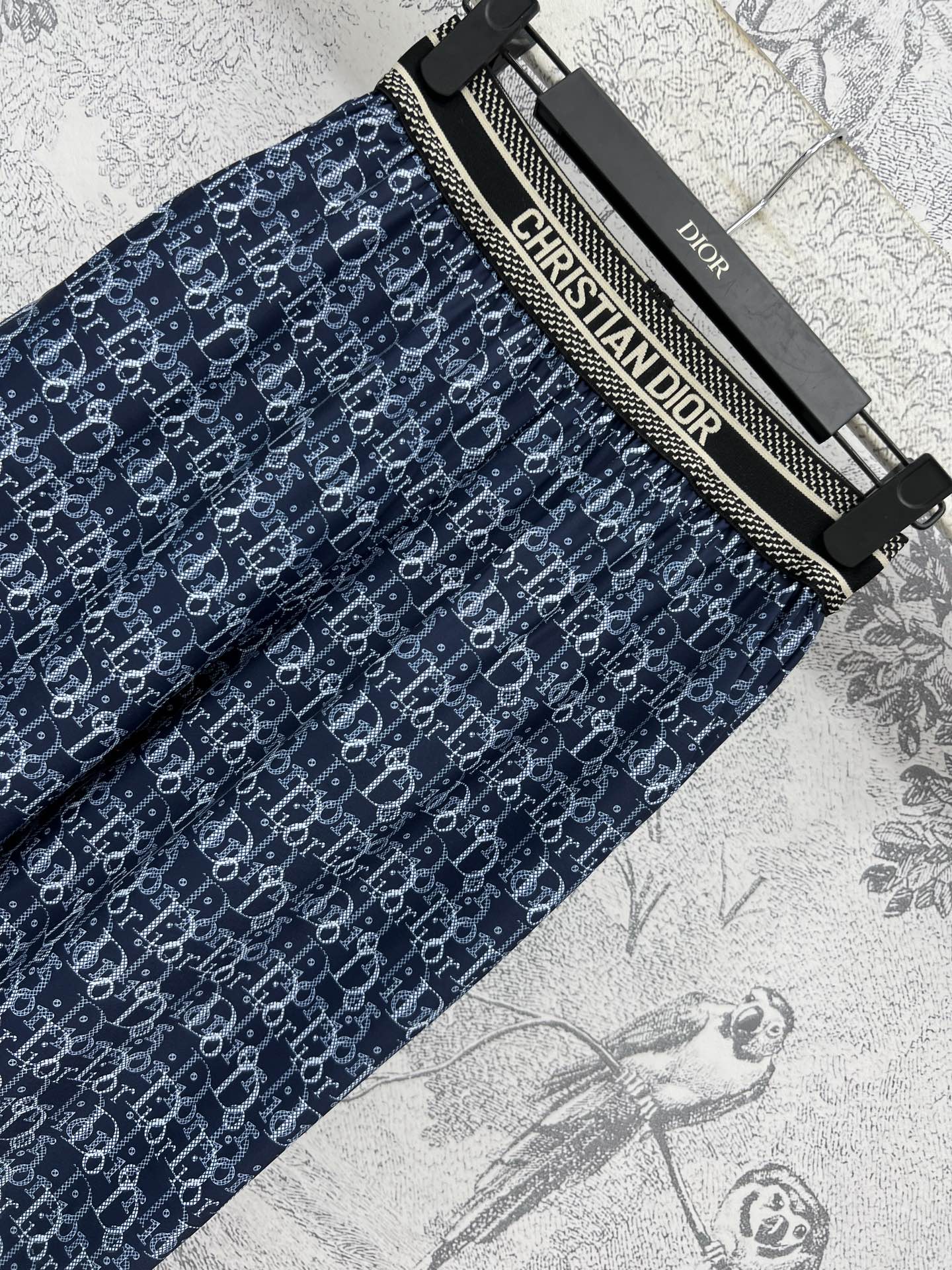 CD 25 Elastic Pants Blue Polyester