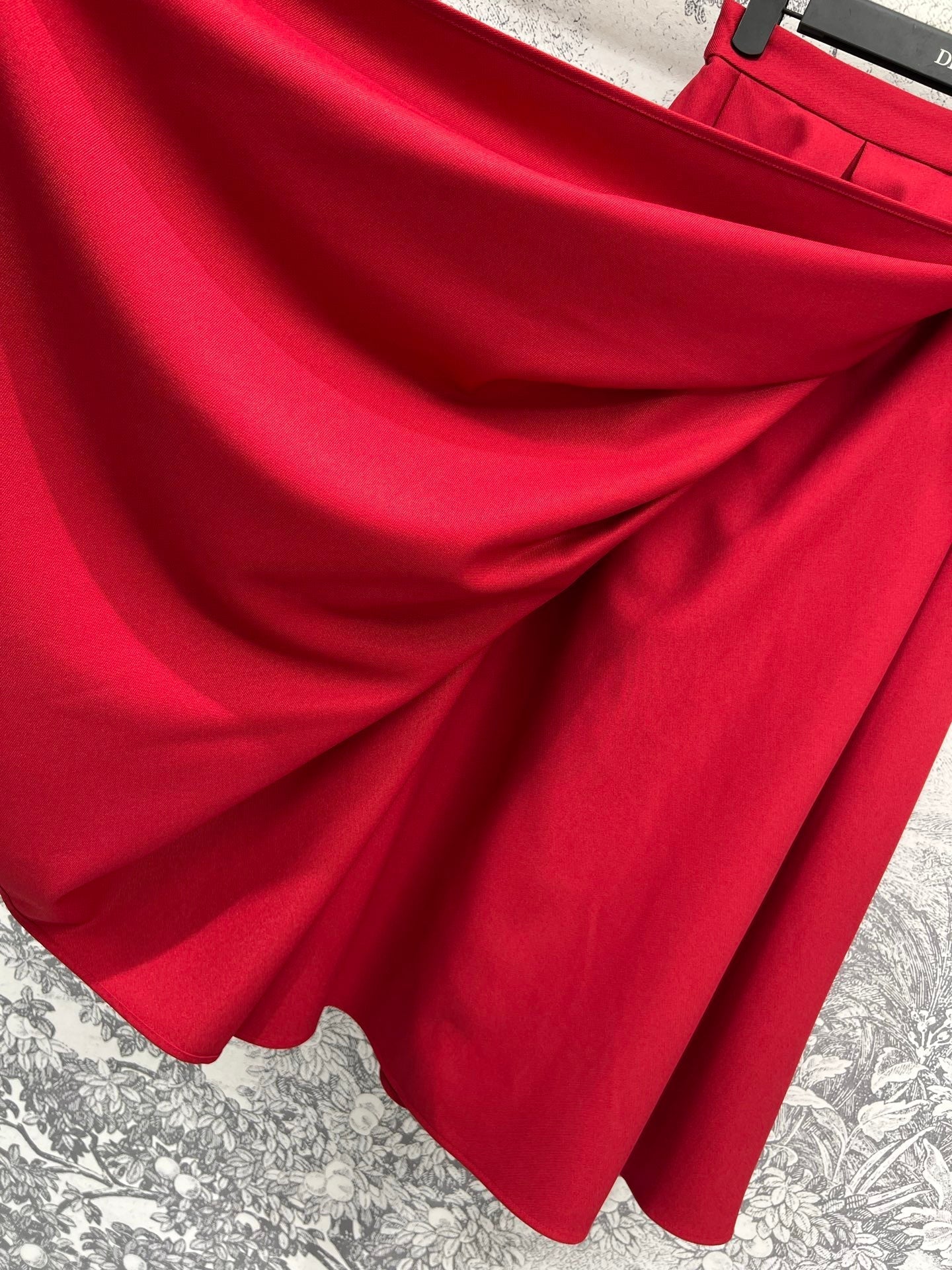 CD 25 Bow Skirt Red Cotton Polyester