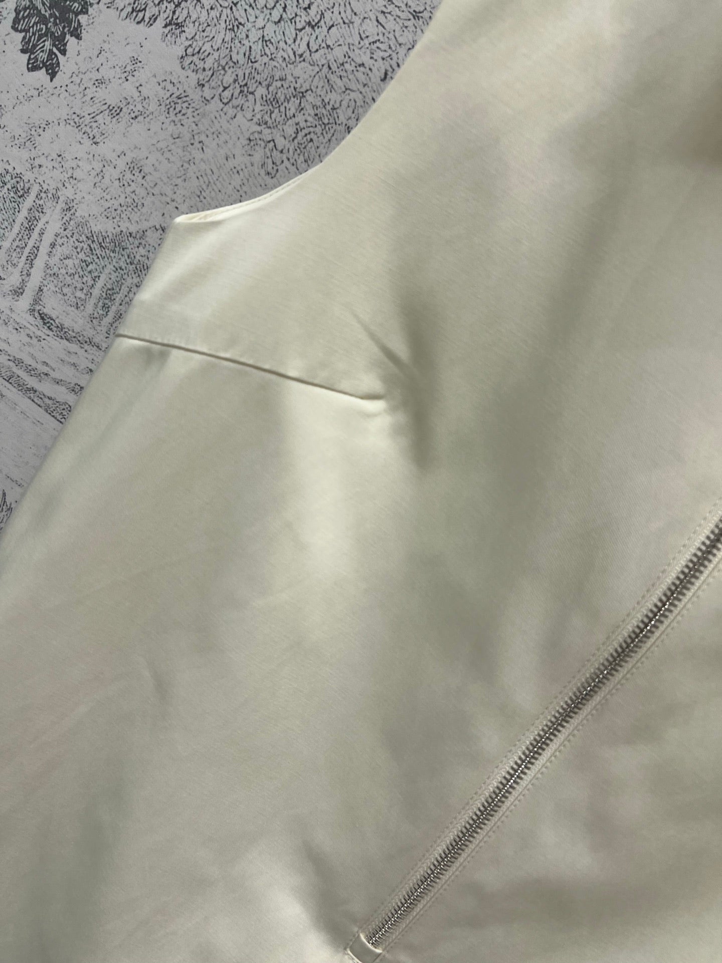 Prada 25 Sleeveless Dress Beige Cotton Polyester