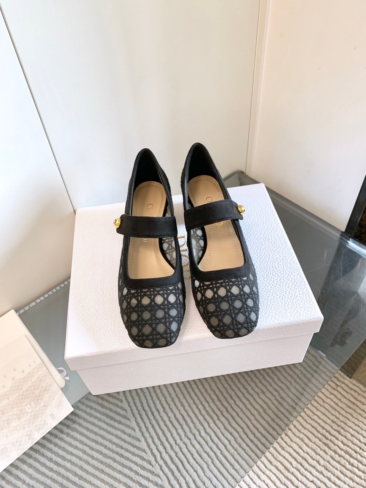 CD Icon Pump 35mm In Black Suede 993226