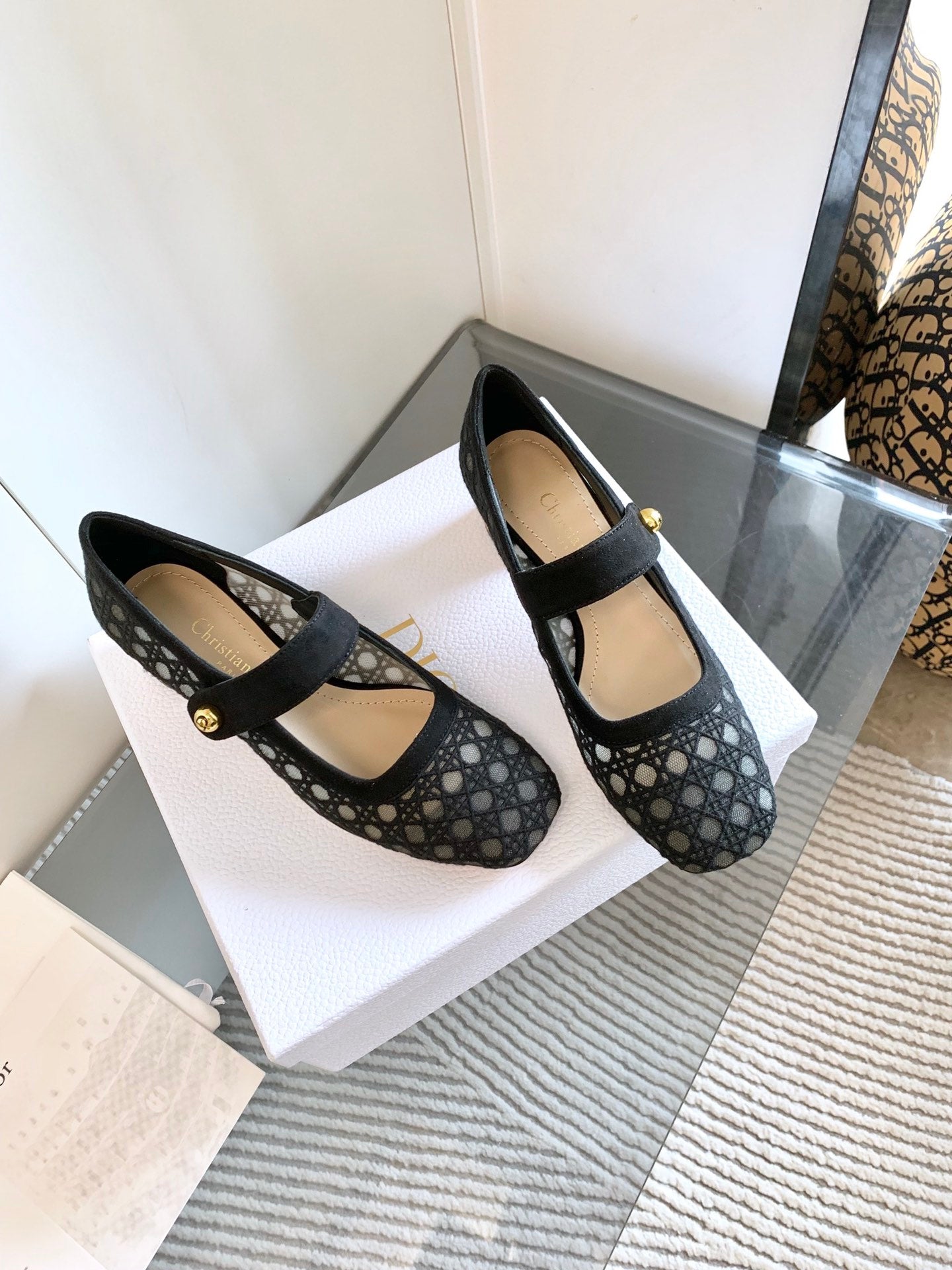 CD Icon Pump 35mm In Black Suede 993226