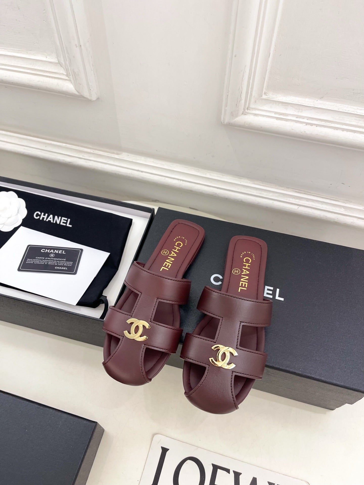 Chanel 2026 Flat Sandals Lambskin Sheepskin 831399