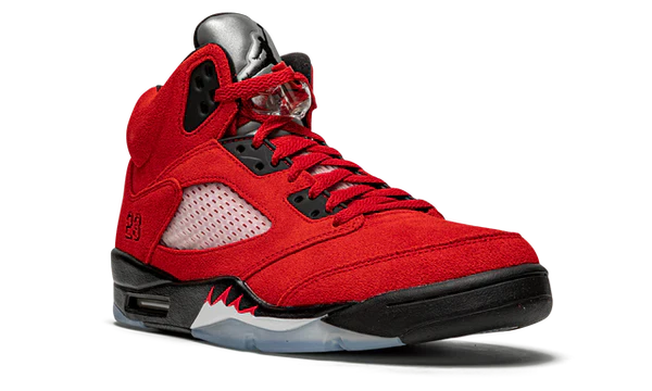 Nike Air Jordan 5 Retro Bull Red Black Suede