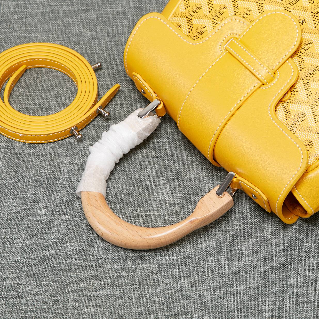 SAIGON SOUPLE MINI BAG YELLOW CANVAS