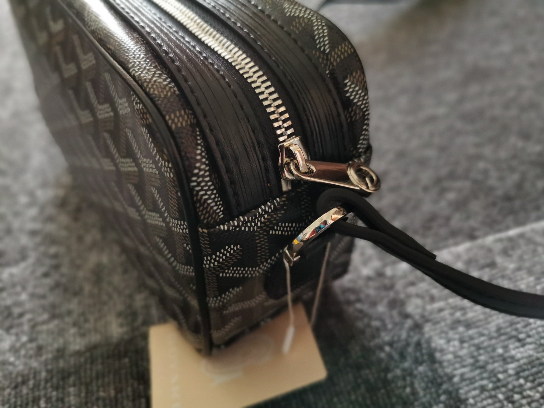 CAP-VERT PM BAG 23X8X14CM BLACK CANVAS