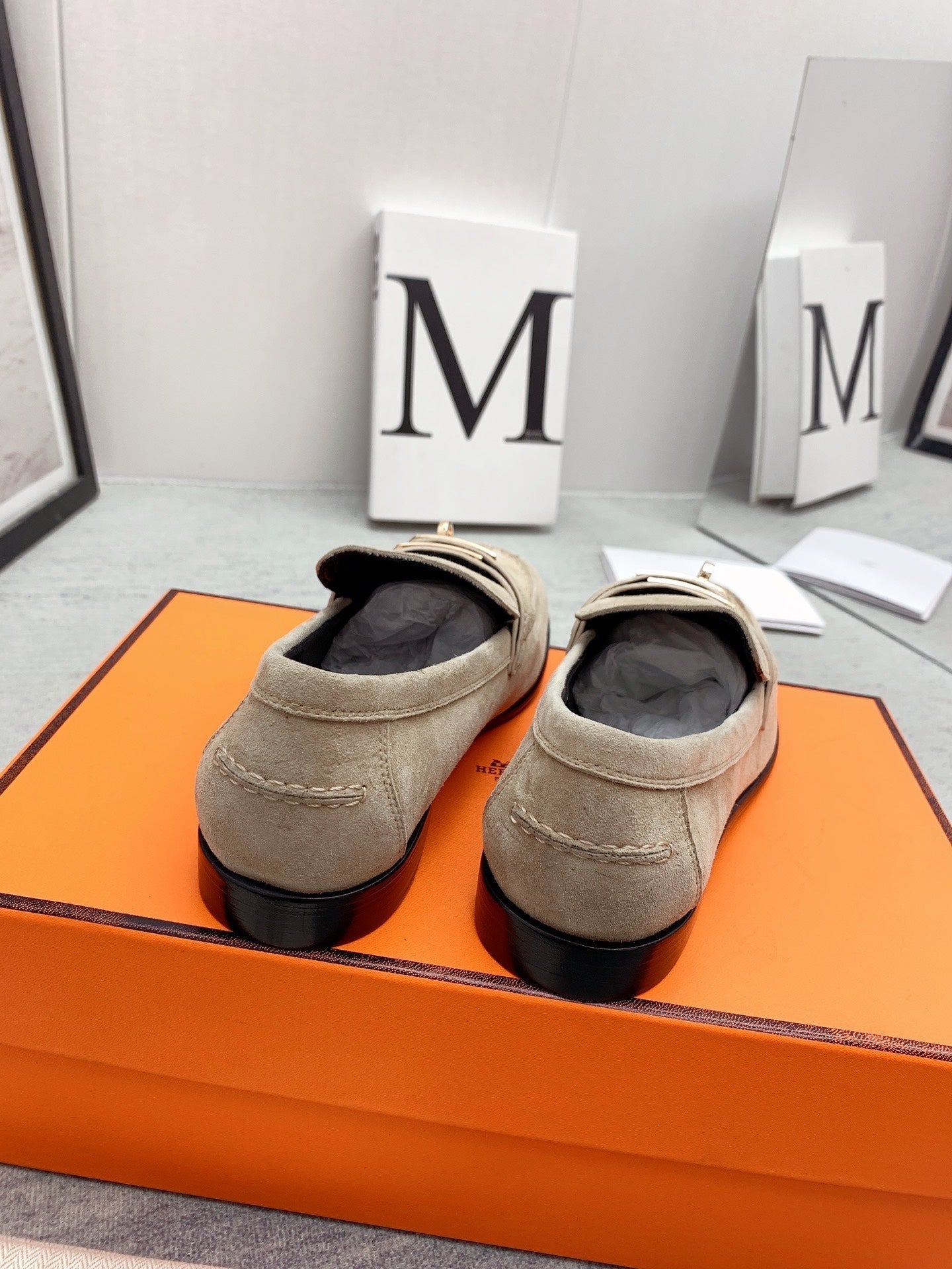 Destin Loafer Suede Beige