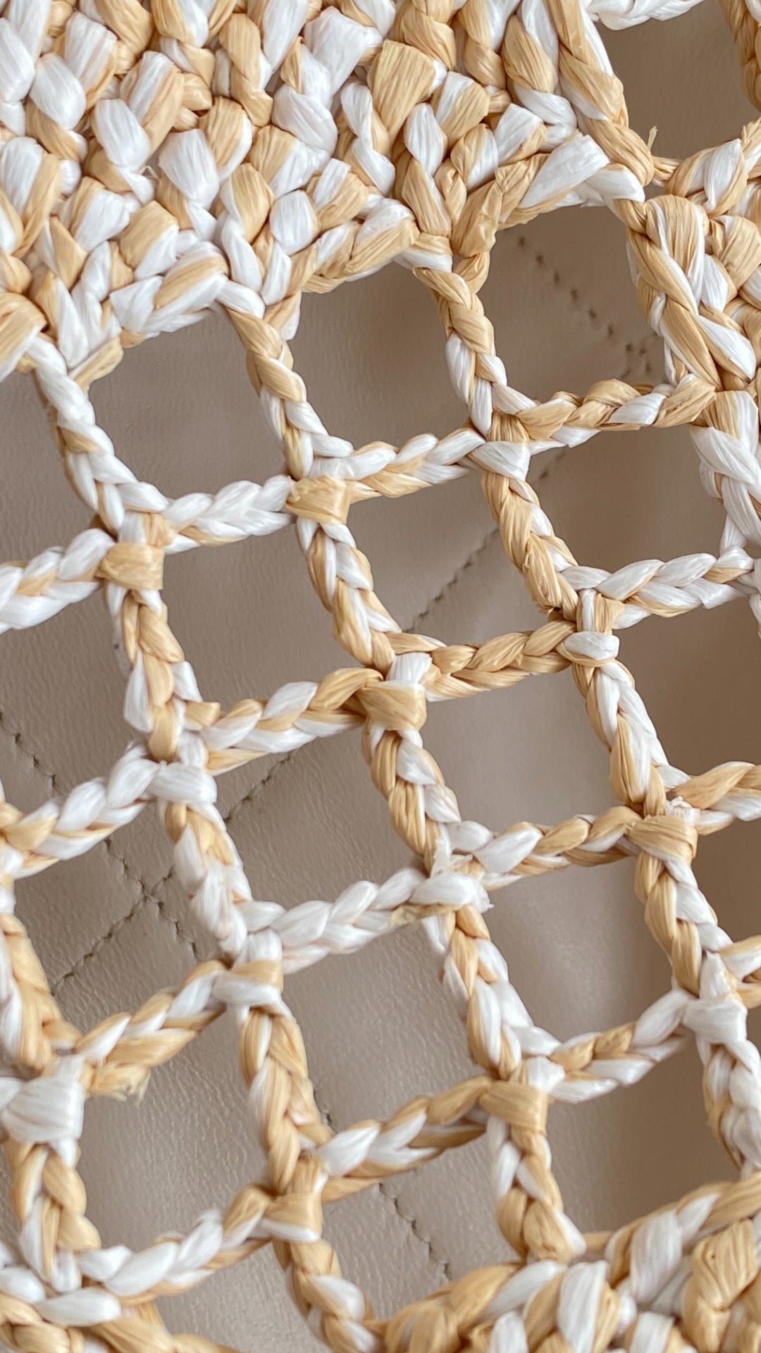 CC 2025 Beach Tote 52 Beige Raffia