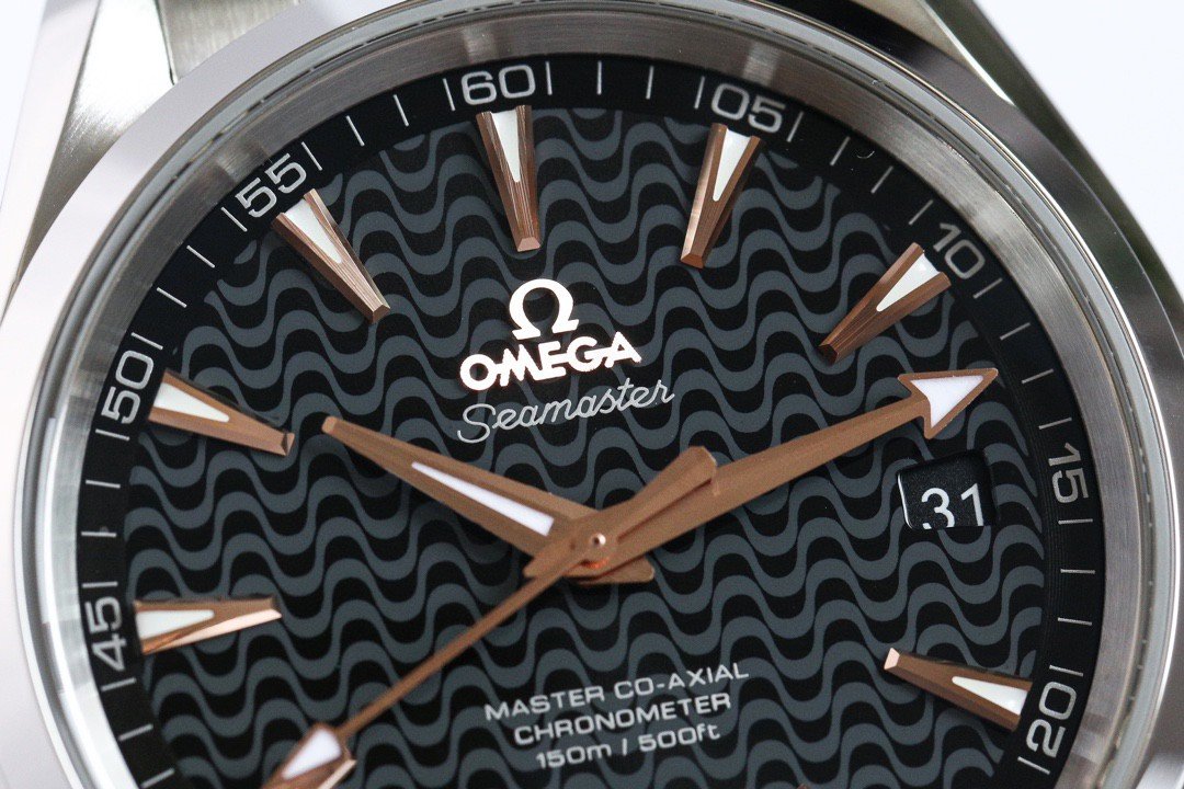 SEAMASTER AQUA TERRA 150M BROWN HAND BLACK DIAL