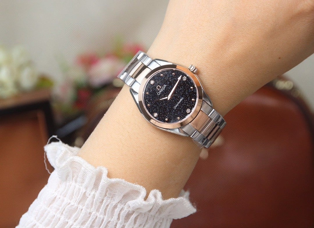 SEAMASTER QUARTZ 33MM TWO-TONE BLACK DIAL