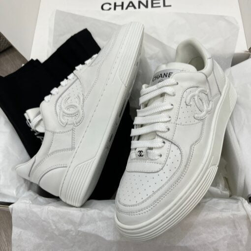 CC Tennis Sneaker White Leather